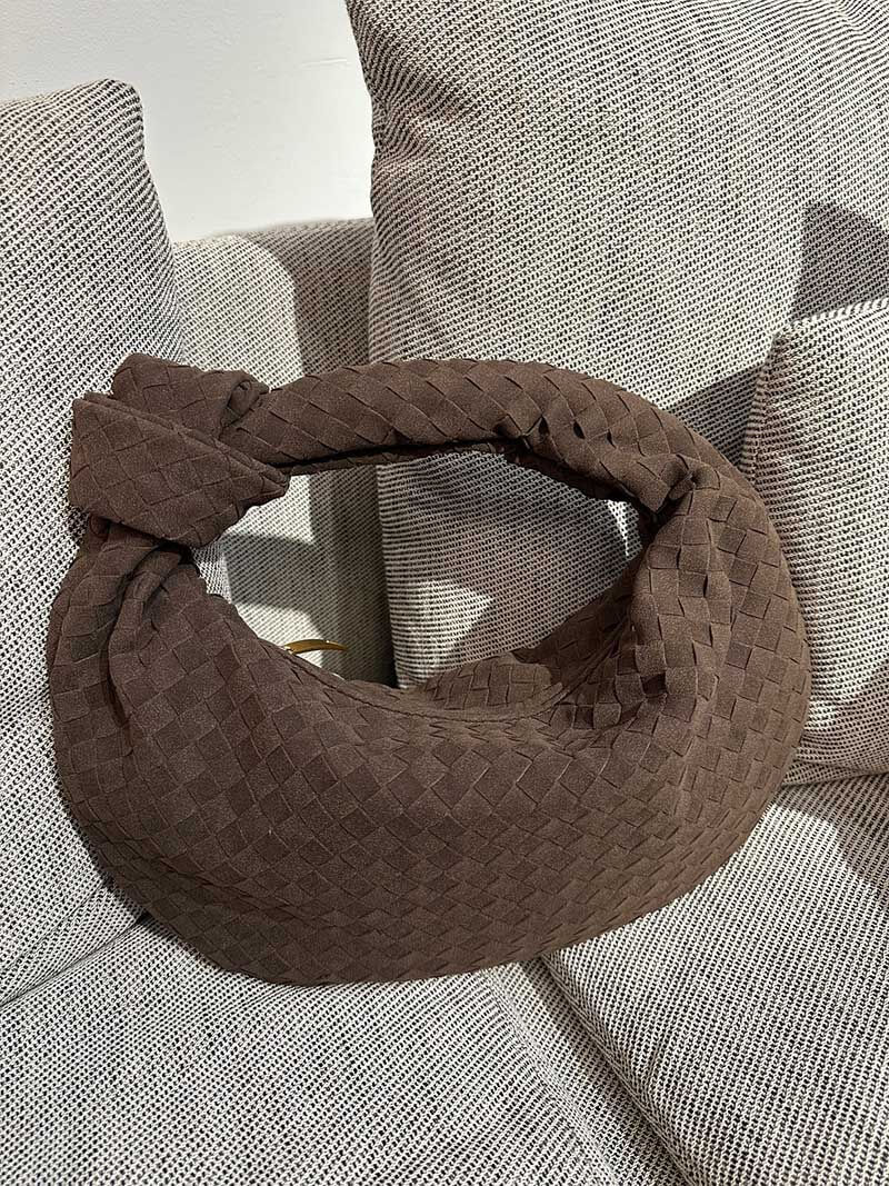 Nelly Woven bag medium suede