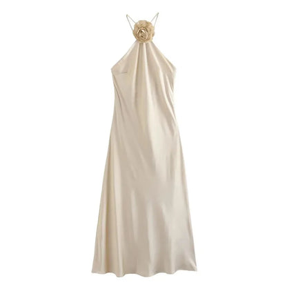 Lyly & me Applique Maxi Dress