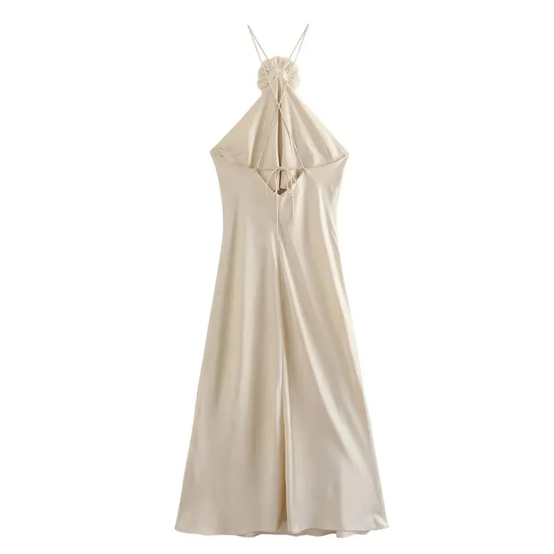 Lyly & me Applique Maxi Dress
