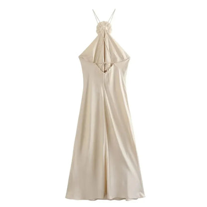 Lyly & me Applique Maxi Dress