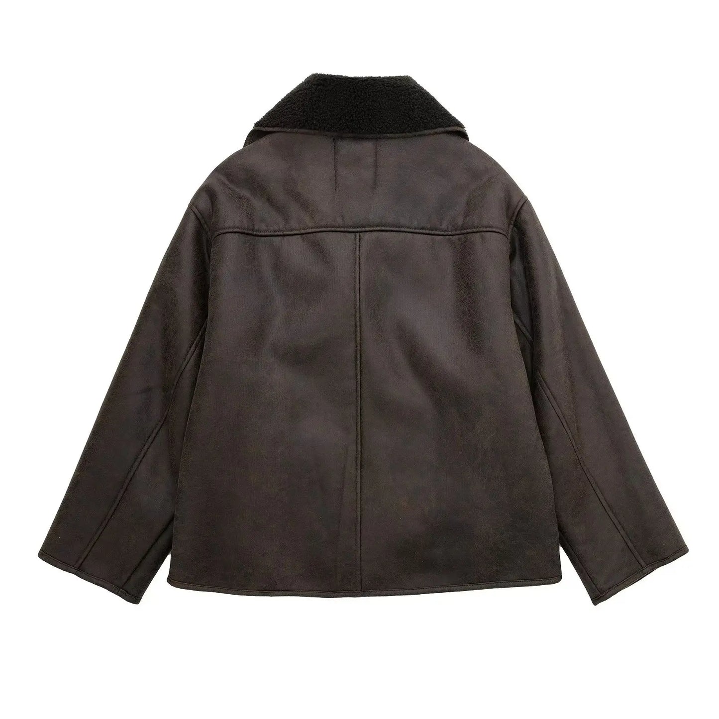 Celeste oversized Leather Jacket