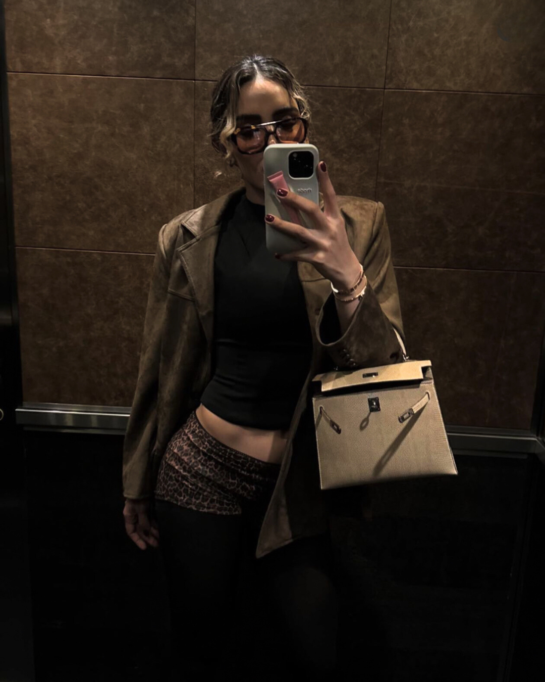 Carmen Brown Suede Blazer