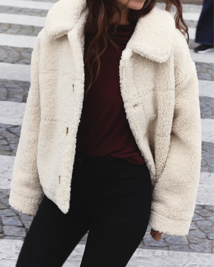 Sno Fleece White Jacket