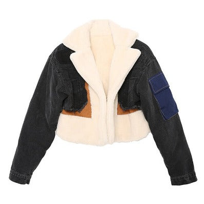 Honest Denim Shearling Jacket