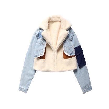 Honest Denim Shearling Jacket