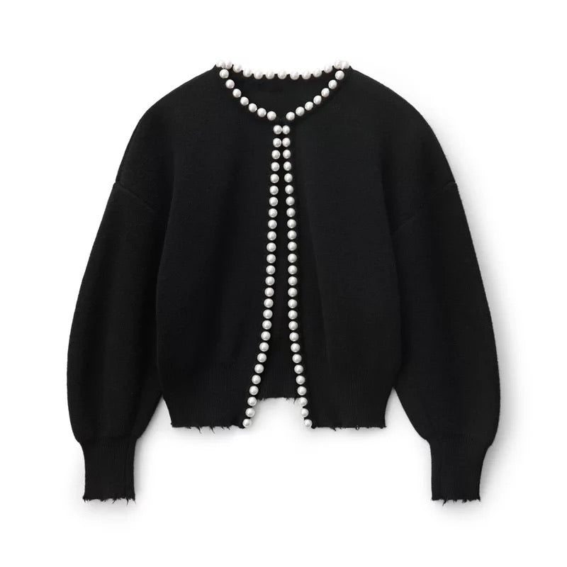 Vanessa pearl elegant Cardigan