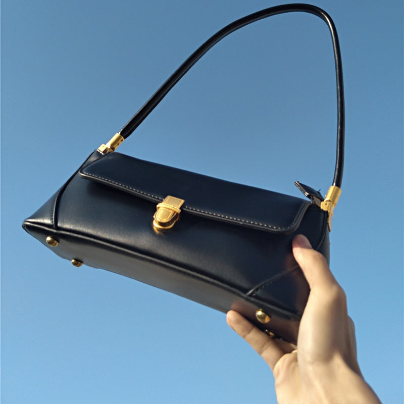 Maria leather shoulder bag