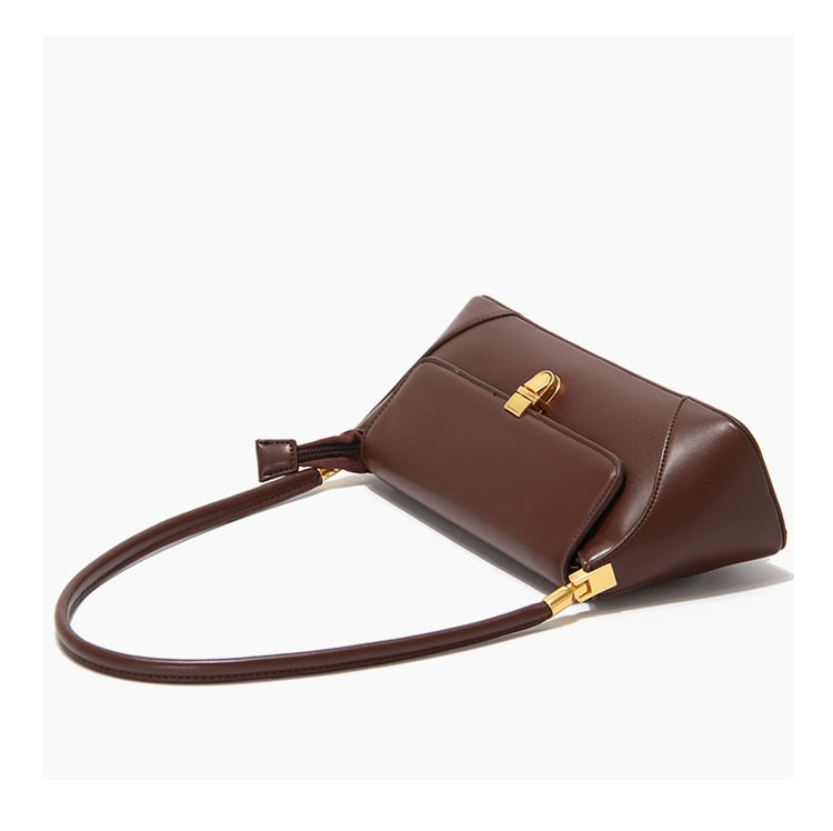 Maria leather shoulder bag