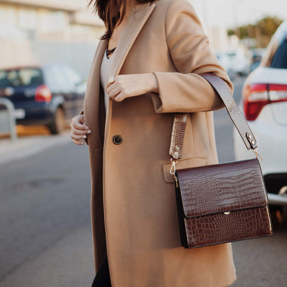 Bella leather crossbody bag